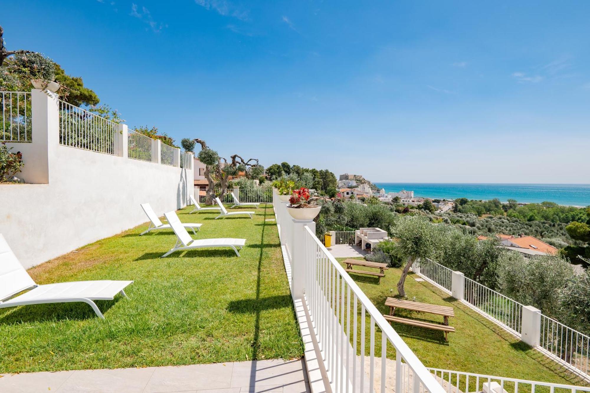 Casaragno Villa Vieste Bagian luar foto