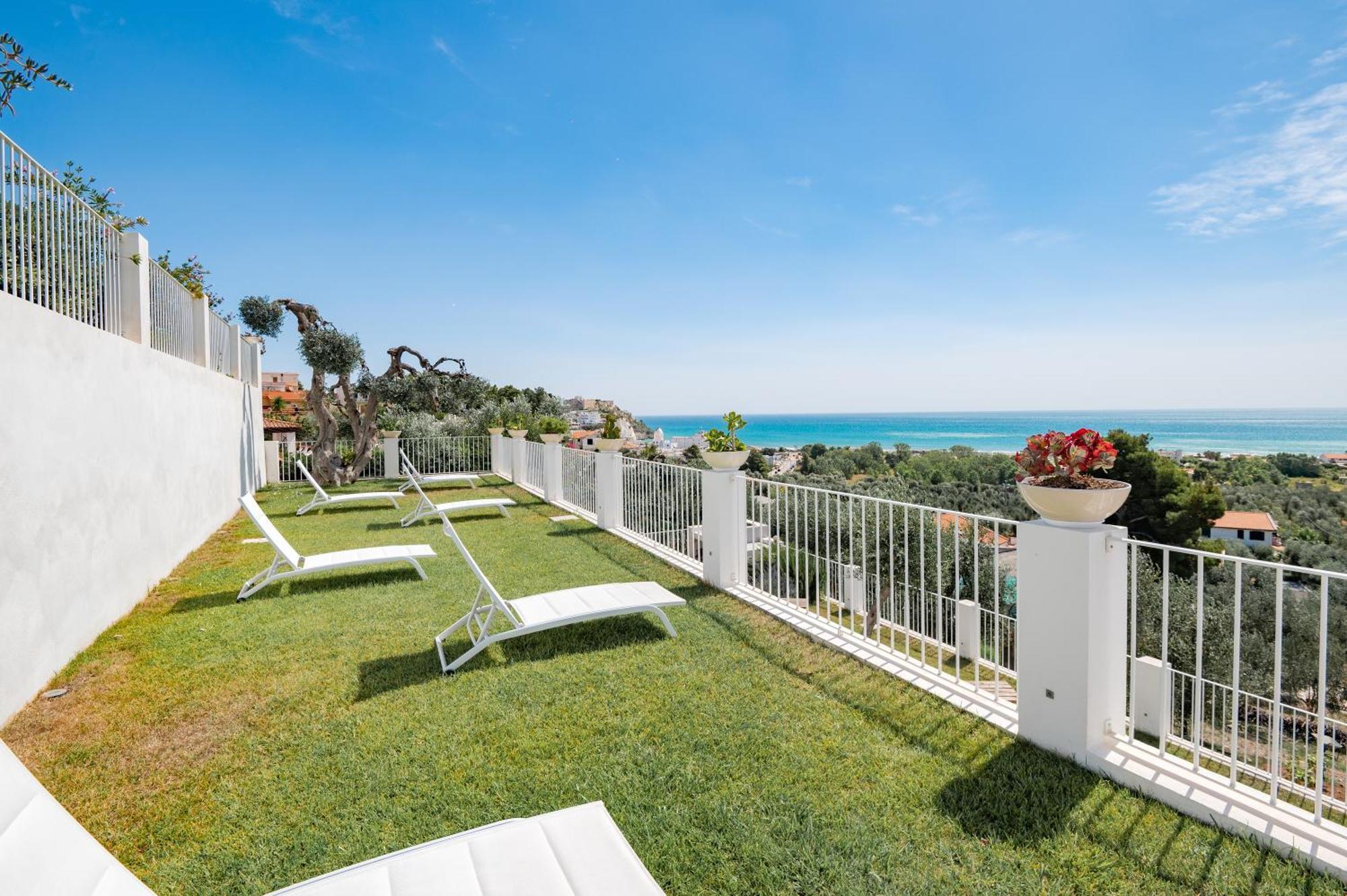 Casaragno Villa Vieste Bagian luar foto