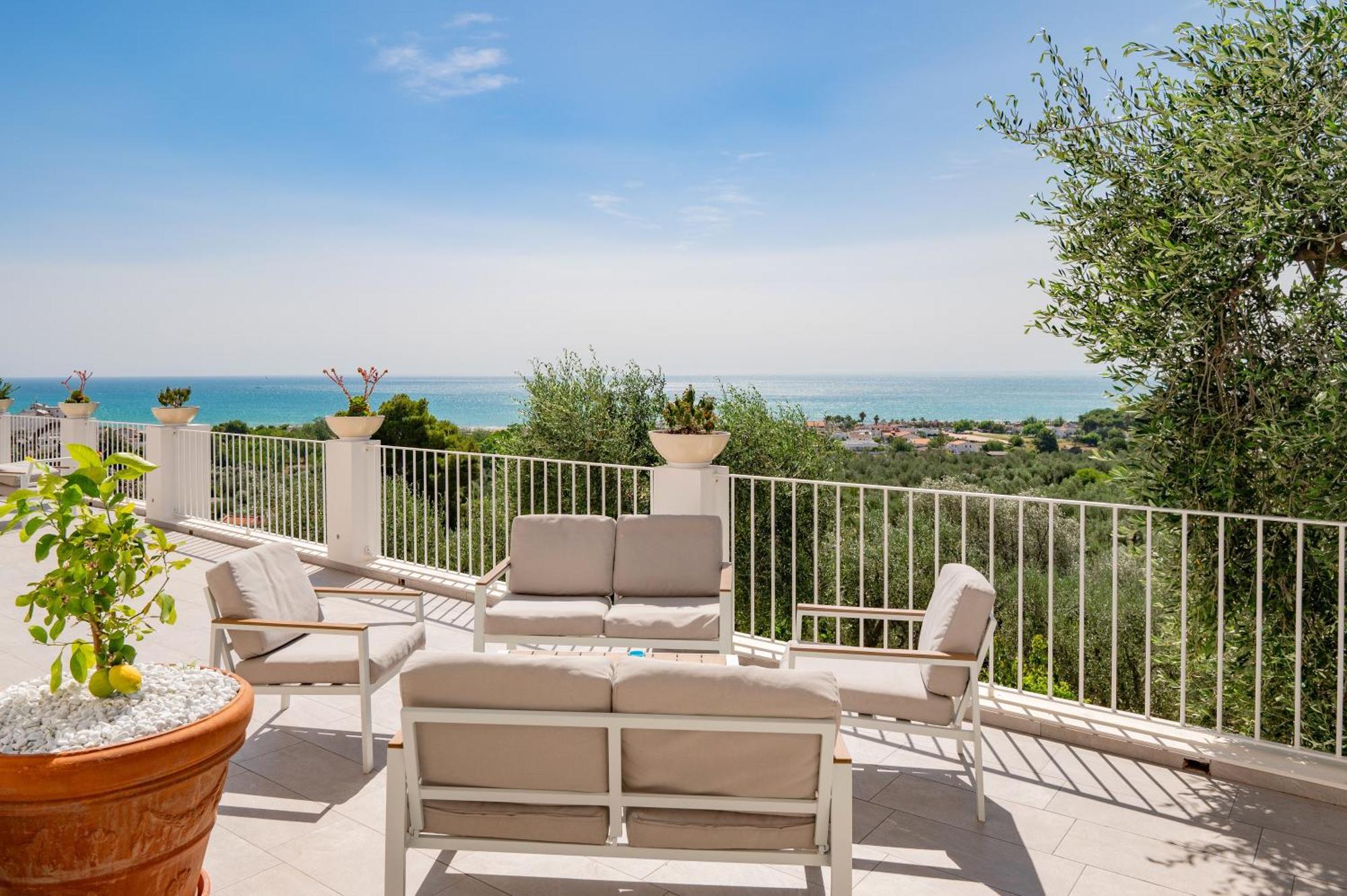 Casaragno Villa Vieste Bagian luar foto