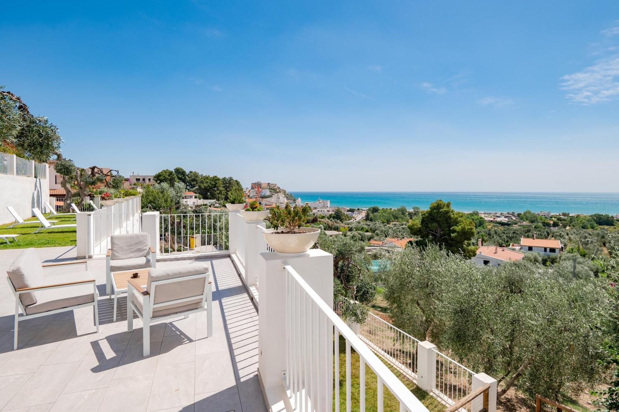 Casaragno Villa Vieste Bagian luar foto